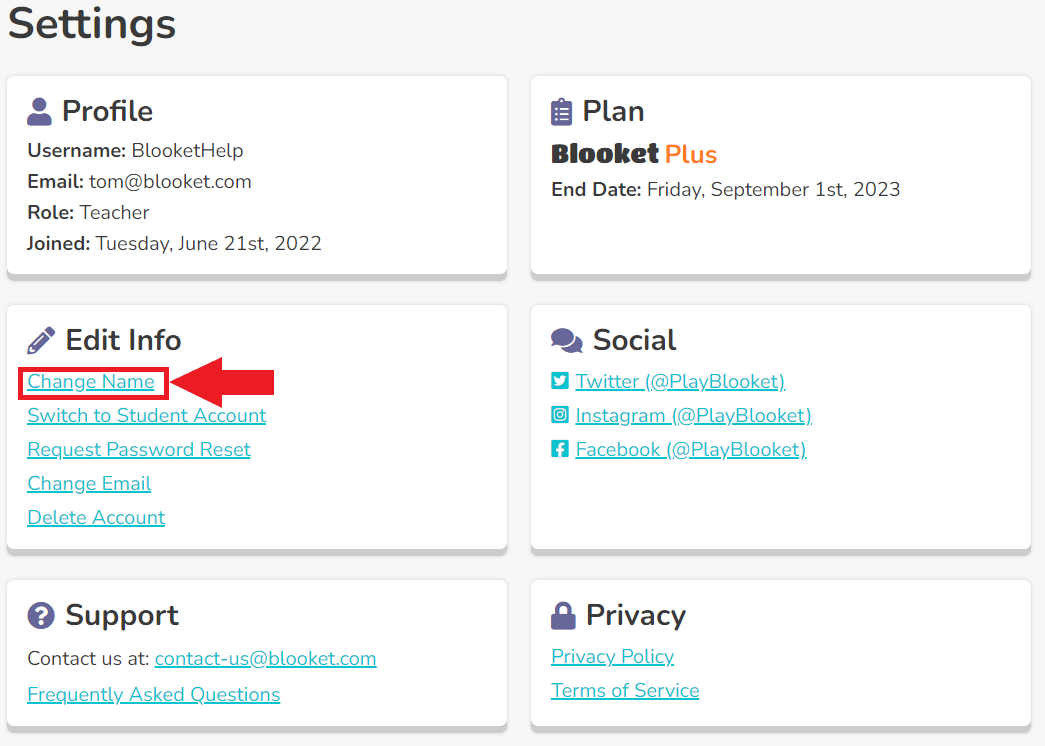 How to Change Your Blooket Username Blooket